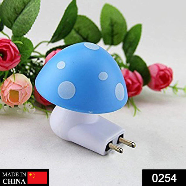 0254 Automatic Night Sensor Mushroom Lamp (0.2 watt, Multicolour) 