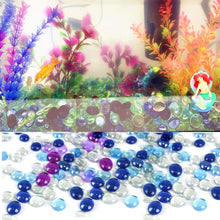 4980 Glass Gem Stone, Flat Round Marbles Pebbles for Vase Fillers, Attractive pebbles for Aquarium Fish Tank. 