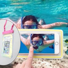8326 Waterproof Pouch Zip Lock Mobile Cover Under Water Mobile Case, Transparent Waterproof Sealed Plastic Smart phone Protective Pouch Cover/Bag for All Type Mobile Phones