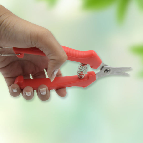 9135 Heavy Duty Stainless Steel Cutter, Non‑slip Trimming Scissors Durable Not Easy To Wear for Gardening Pruning Of Fruit Trees Flowers and Plants (With Plastic Packing)