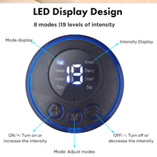 12616 Remote Control Massage, USB Foot Massager, Electric EMS Foot Massage Machine, Rechargeable Portable Folding Automatic with 8 Mode 19 Intensity, 15 Minute Auto Run for Legs, Body, Hand Therapy