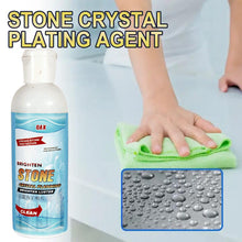 17667 Stone Stain Remover Cleaner, Stone Crystal Plating Agent, Marble Stone Cleaner Polishes, Crystal Plating for Kitchen, Patio, Backyard Marble Cleaner and Polish (75 ML Approx / 1 pc)