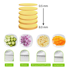 2803A MULTI FUNCTIONAL TIME SAVING ADJUSTABLE HAND PRESS VEGETABLES CHOPPER 