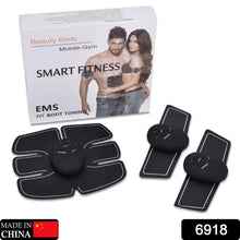 6918     6 Pack abs stimulator Wireless Abdominal and Muscle Exerciser Training Device Body Massager/6 pack abs stimulator charging battery/mart Fitness Abs Maker/Exerciser Training Device