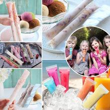 5512 Homemade Popsicle Maker Manual Ice Cream Machine With Approx 20 Pcs Packing Bag Popsicle Mold Convenient Maker Manual Ice Cream Machine For Kids Adults DIY, Reusable