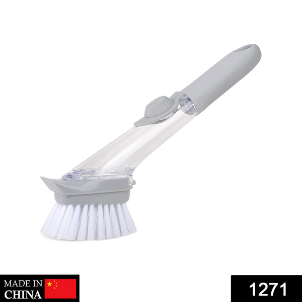 Home & Kitchen Cleaning Brushes, Scrubber, Soap Dispenser Scrub Brush for Pans Pots and Bathtub Sink (5 In 1 / 2 In 1)