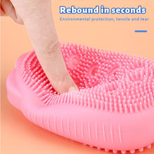1448 Silicone Bubble Bath SPA Super Soft Body Scrubbing Brush 