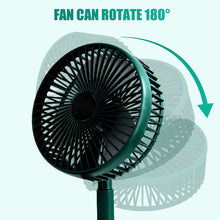 4613A Telescopic Electric Desktop Fan, Height Adjustable, Foldable & Portable for Travel/Carry | Silent Table Top Personal Fan for Bedside, Office Table 