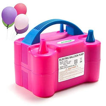 1599 Portable Dual Nozzle Electric Balloon Blower Pump Inflator 