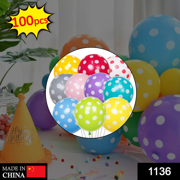 1136 Balloon Pack for Birthday Party Decoration & Occasions (100pack) 