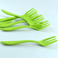2839 Small plastic 6pc Serving Fork Set for kitchen 