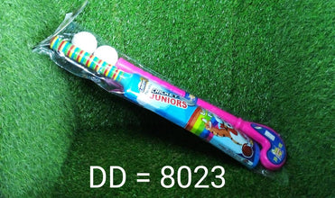 8023 Combo of Light Weight Plastic Bat, Ball & Hockey for Kids 