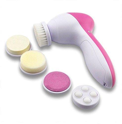 340 -5-in-1 Smoothing Body & Facial Massager (Pink) Shopdealz