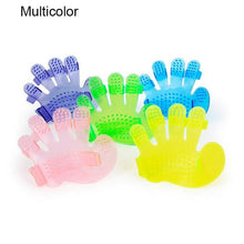 172 Rubber Pet Cleaning Massaging Grooming Glove Brush