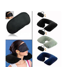 505 -3-in-1 Air Travel Kit with Pillow, Ear Buds & Eye Mask Shopdealz WITH BZ LOGO