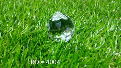 4004 White Crystal Ball Hanging Crystal Ball for Home and Office or Car Decor. 