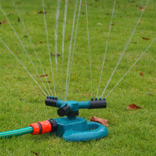 1677 3 Arm 360Â° Sector Rotating Water Sprinkler Garden Pipe Hose Irrigation Yard 