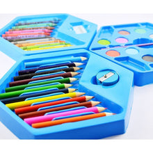 859 46 Pcs Plastic Art Colour Set with Color Pencil, Crayons, Oil Pastel and Sketch Pens 