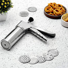 2327 15 in 1 Stainless Steel Kitchen Press with Different Parts 