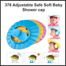 0378 Adjustable Safe Soft Baby Shower cap Shopdealz