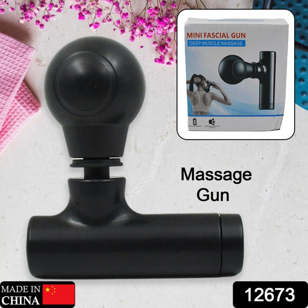 12673 Black Mini Pocket Size Vibrator, Full Body Massager, Cordless One Button Operation for Body Pain & Relaxation