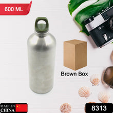 Stainless Steel Water Bottle, Fridge Water Bottle, Stainless Steel Water Bottle Leak Proof, Rust Proof, Hot & Cold Drinks, Gym Sipper BPA Free Food Grade Quality Silver Color, Steel fridge Bottle For office/Gym/School 750Ml