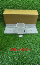 4777 4 in 1 Plastic Soap Dish and plastic soap dish tray used in bathroom and kitchen purposes. 