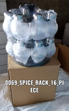 069 Multipurpose Revolving Plastic Spice Rack Set (16pcs) 