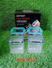 2763 4Pc Square Container 700Ml Used For Storing Types Of Food Stuffs And Items. 