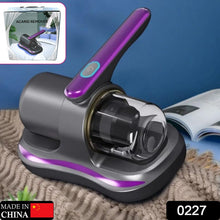 0227 Powerful Suction Portable Handheld Vacuum Cleaner - Low Noise Vacuum Cleaner for Bed - Cordless Vacuum Cleaner for Car Seat Crevices Pillows, Mattresses, Sofas Wireless Anti Dust and Mite Cleaner